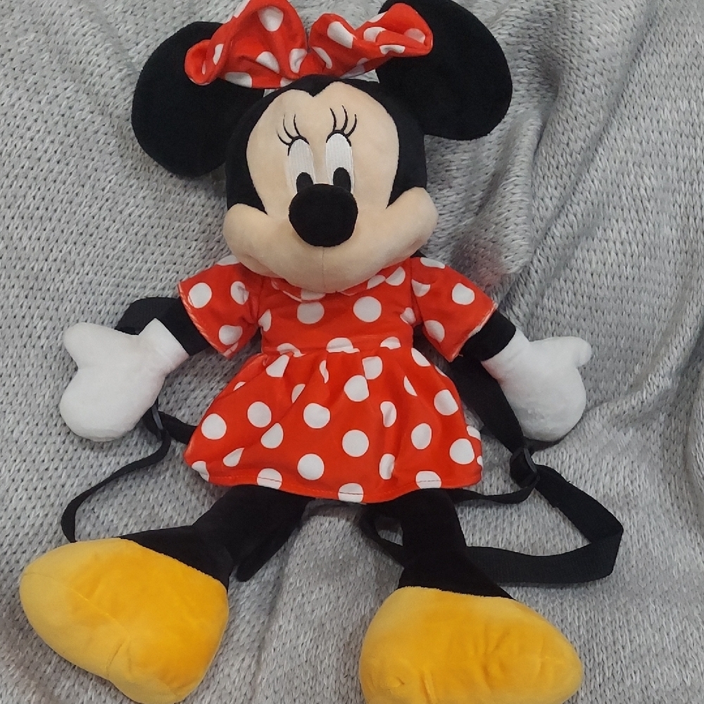 Disney Minnie Mouse Plush Toy Backpack